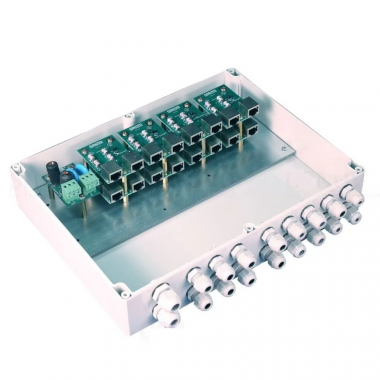 Фотография товара 'Osnovo SP-IP8/1000PW Уличное устройство грозозащиты на 8 портов'