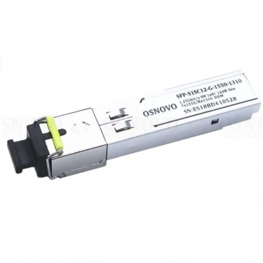 Фотография товара 'Osnovo SFP-S1SC12-G-1550-1310Оптический SFP Модуль. Одно волокно Single Mode'