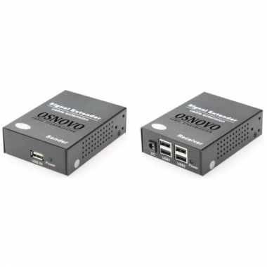 Фотография товара 'Osnovo TLN-U1/1+RLN-U4/1 Удлинитель интерфейса USB 2.0 по сети Ethernet'