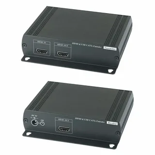 Фотография товара 'Osnovo HKM01E HDMI KVM удлинитель (комплект приёмник + передатчик)'