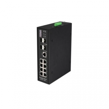 Фотография товара 'Osnovo SW-80804/ILS(port 90W,720W) Промышленный управляемый (L2+) Ultra PoE коммутатор'