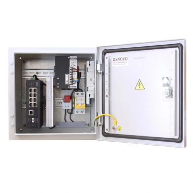 Фотография товара 'Osnovo OS-33T1(SW-60812/I) Уличный коммутатор с термостабилизацией'