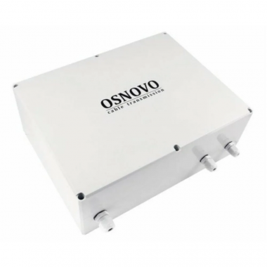 Фотография товара 'Osnovo OMC-1000-11HX/W Уличный медиаконвертер Gigabit Ethernet'