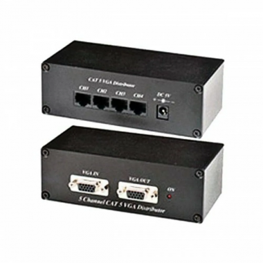 Фотография товара 'Osnovo VD105 Распределитель 1 VGA вход на 5 выходов (1 VGA+4 RJ-45)'