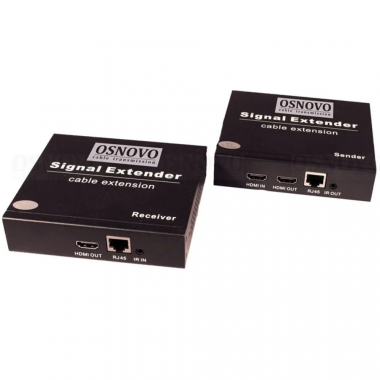 Фотография товара 'Osnovo TLN-Hi/2+RLN-Hi/2 Комплект (передатчик + приемник) для передачи HDMI'