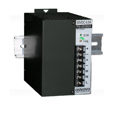 Фотография товара 'Osnovo PS-55360/I Промышленный блок питания. DC55V, 6,5A (360W)'