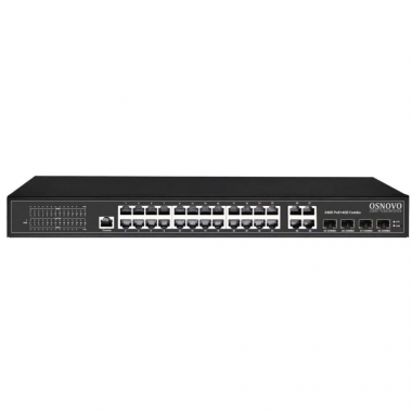 Фотография товара 'Osnovo SW-8244/L(400W) Управляемый L2+ PoE коммутатор Gigabit Ethernet'