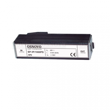 Фотография товара 'Osnovo SP-IP/1000PD Устройство грозозащиты для локальной вычислительной сети'