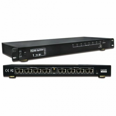 Фотография товара 'Osnovo D-Hi108T Комплект (удлинитель-распределитель+8 приёмников RA-Hi/2)'