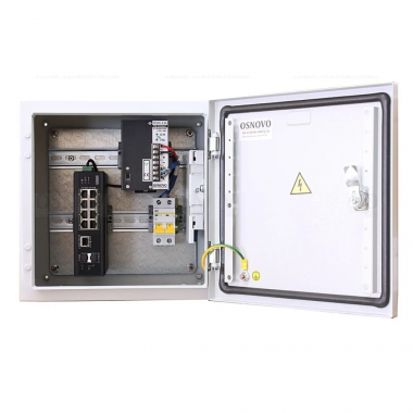 Фотография товара 'Osnovo SW-60812/I Промышленный PoE коммутатор на 11 портов'