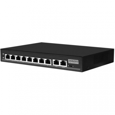 Фотография товара 'Osnovo SW-21000/A(120W) Passive PoE коммутатор Fast Ethernet на 10 портов'