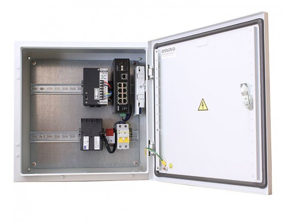 Фотография товара 'Osnovo OS-44T1(SW-60812/I) Уличный коммутатор с термостабилизацией'