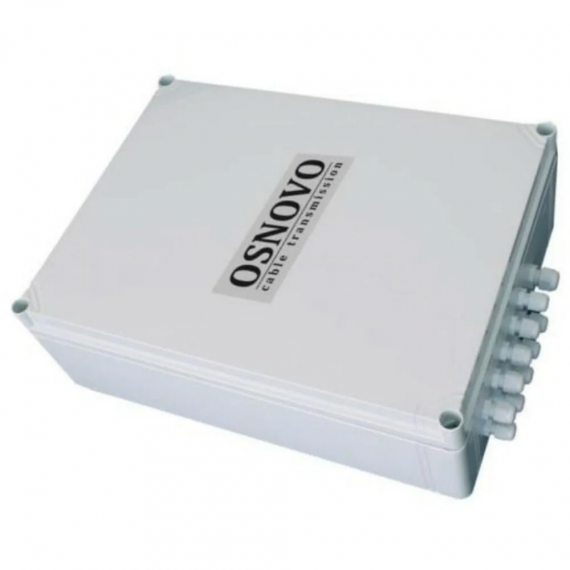 Фотография товара 'Osnovo SW-60812/WU Уличный PoE коммутатор на 11 портов с термостабилизацией'