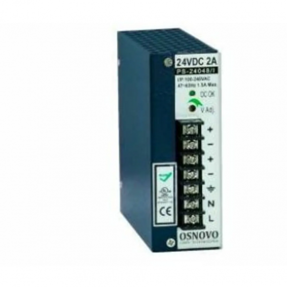 Фотография товара 'Osnovo PS-24048/I Промышленный блок питания. DC24V, 2A (48W)'