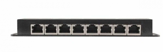 Фотография товара 'Osnovo Midspan-8/P Пассивный PoE-инжектор Fast Ethernet на 8 портов'