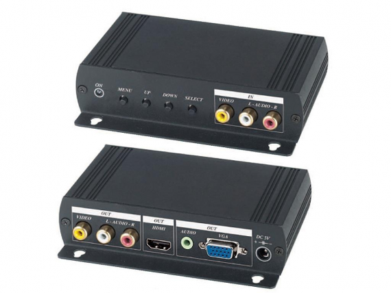 Фотография товара 'Osnovo AD001HH Преобразователь аудио и композитного видеосигнала в VGA и HDMI'