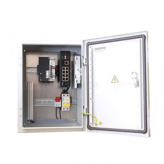 Фотография товара 'Osnovo OS-34T1(SW-60812/I) Уличный коммутатор с термостабилизацией'