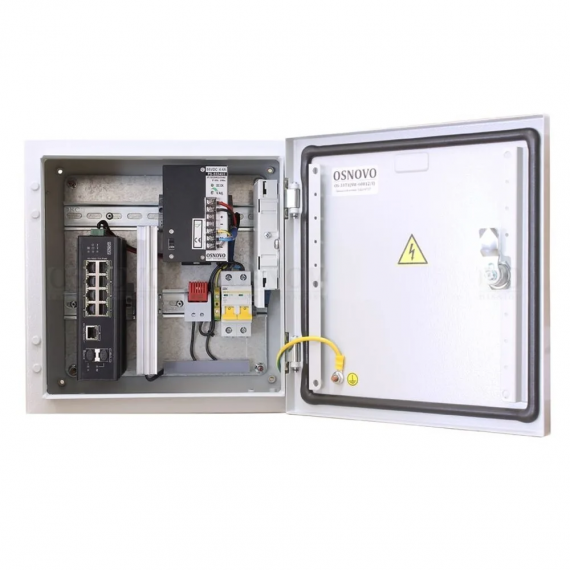 Фотография товара 'Osnovo OS-33T1(SW-60812/I) Уличный коммутатор с термостабилизацией'