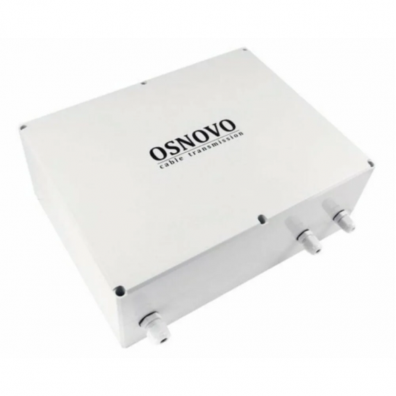 Фотография товара 'Osnovo OMC-1000-11HX/W Уличный медиаконвертер Gigabit Ethernet'