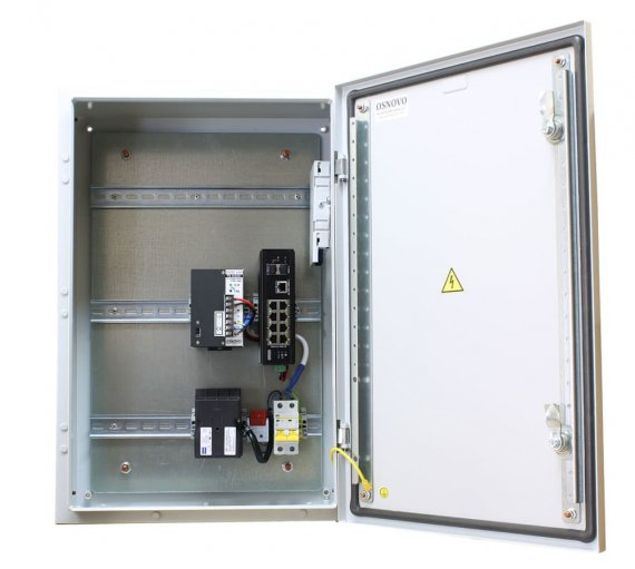 Фотография товара 'Osnovo OS-46T1(SW-60812/I) Уличный коммутатор с термостабилизацией'