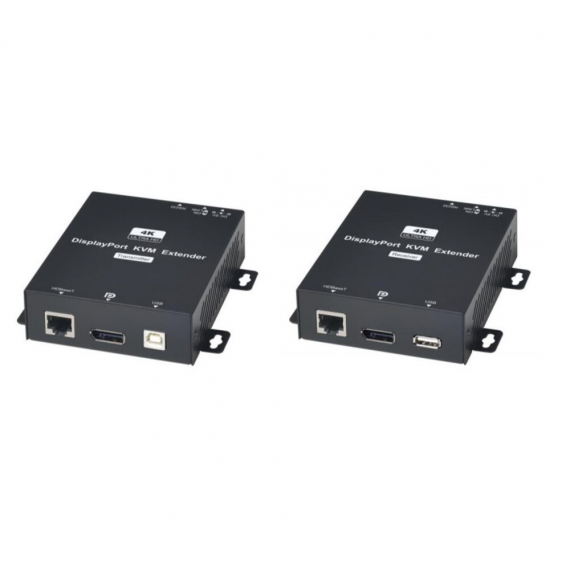 Фотография товара 'Osnovo DP02U Комплект (передатчик + приёмник) для передачи DisplayPort + USB + RS232'