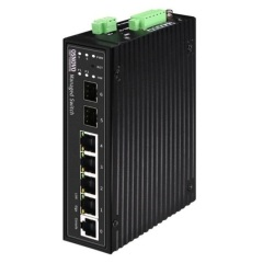 Фотография товара 'Osnovo SW-80402/ILS(port 90W,180W) Промышленный управляемый (L2+) HiPoE коммутатор Gigabit Ethernet'