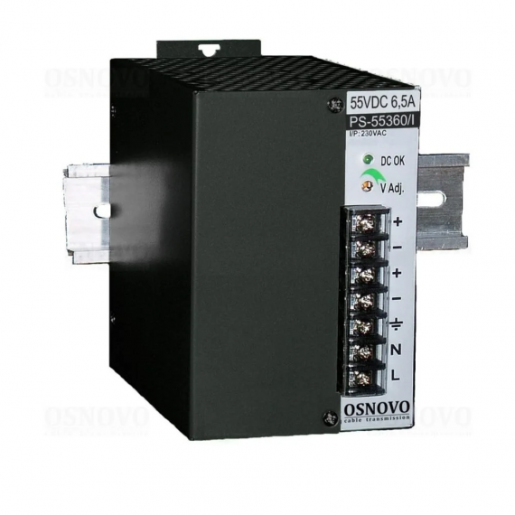 Фотография товара 'Osnovo PS-55360/I Промышленный блок питания. DC55V, 6,5A (360W)'
