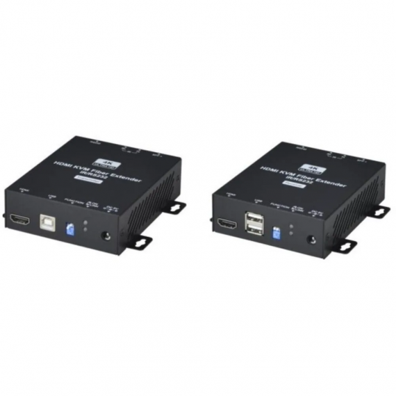 Фотография товара 'Osnovo HE01F-4K6G-KS Комплект для передачи HDMI и сигналов USB/RS232/ИК'