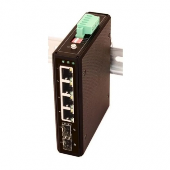 Фотография товара 'Osnovo SW-80402/I Промышленный PoE коммутатор Gigabit Ethernet'