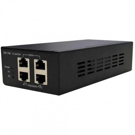 Фотография товара 'Osnovo Midspan-2/602G PoE-инжектор Gigabit Ethernet на 2 порта'