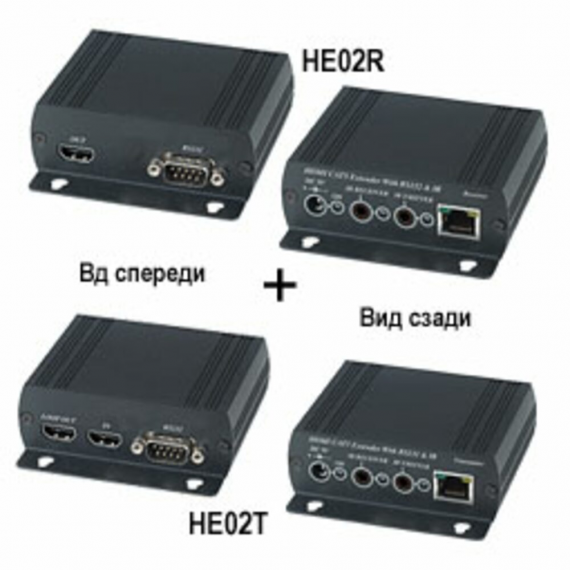 Фотография товара 'Osnovo HE02 Комплект (передатчик и приемник) для передачи HDMI сигнала'