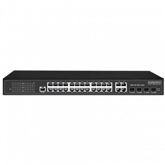 Фотография товара 'Osnovo SW-8244/L(400W) Управляемый L2+ PoE коммутатор Gigabit Ethernet'