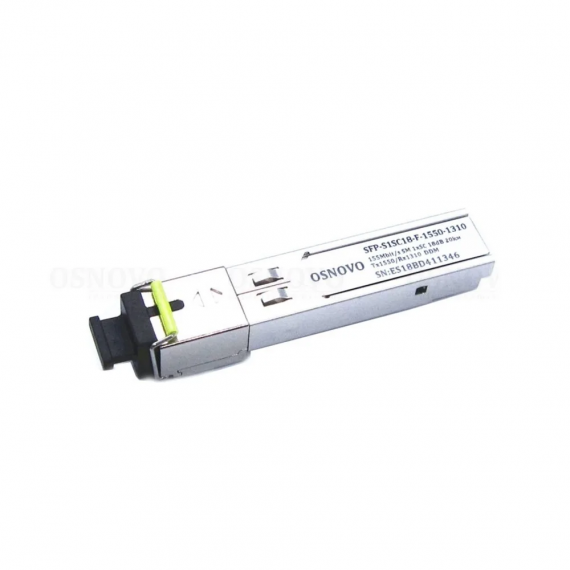 Фотография товара 'Osnovo SFP-S1SC18-F-1550-1310 Оптический SFP Модуль. Одно волокно Single Mode'
