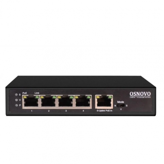 Фотография товара 'Osnovo SW-8050/D PoE Коммутатор/удлинитель Gigabit Ethernet'