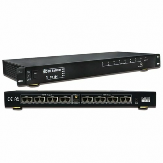 Фотография товара 'Osnovo D-Hi108T Комплект (удлинитель-распределитель+8 приёмников RA-Hi/2)'