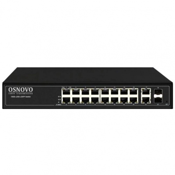 Фотография товара 'Osnovo SW-8182/L(300W) Управляемый L2+ PoE коммутатор Gigabit Ethernet'