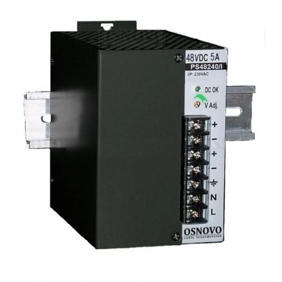 Фотография товара 'Osnovo PS-48240/I Промышленный блок питания. DC48V, 5A (240W)'